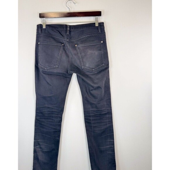 Acne Studios Mens Jeans Black Denim Max Cash Skinny Slim Stretch Dark Wash 30x28 - Picture 6 of 10